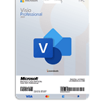 Visio 2021 Professional software box for diagramming and flowcharts.