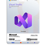 Visual Studio 2026 Professional software box with Microsoft branding.