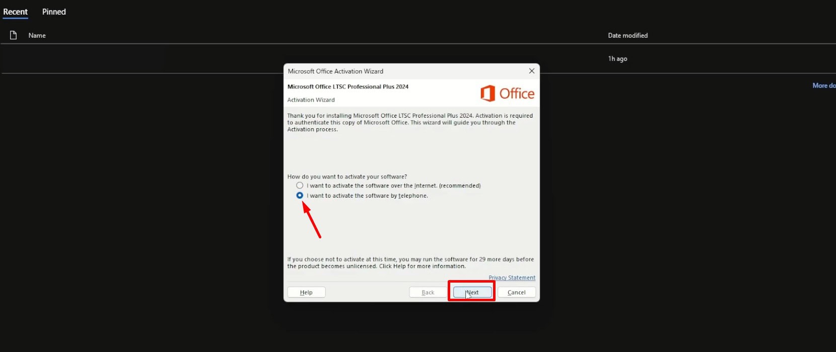 install and activate office 2024 professional plus ltsc 2