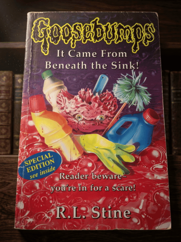 A dog-eared Goosebumps tome, It Came From Beneath the Sink!&mdash;complete with spongy fiend, cleaning bric-a-brac, and a jaunty yellow &ldquo;Special Edition&rdquo; badge puberty has not improved.