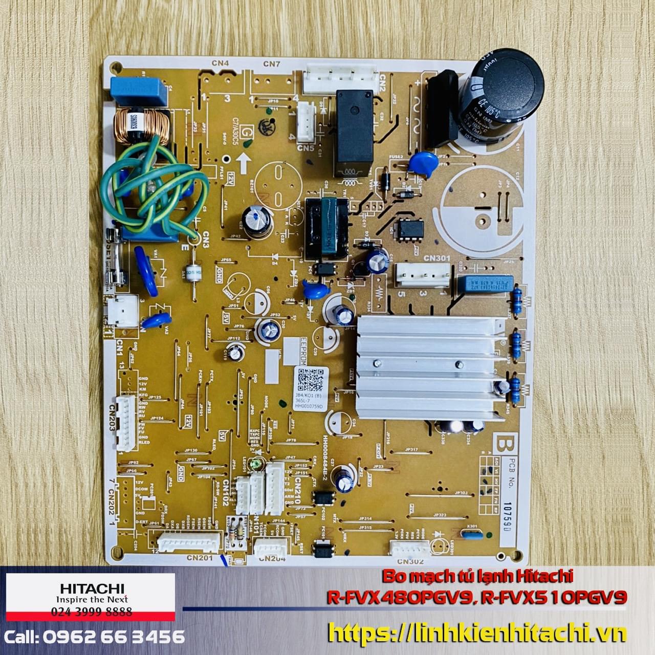 board-mach-tu-lanh-hitachi-hitachi-R-FVX480PGV9, R-FVX510PGV9