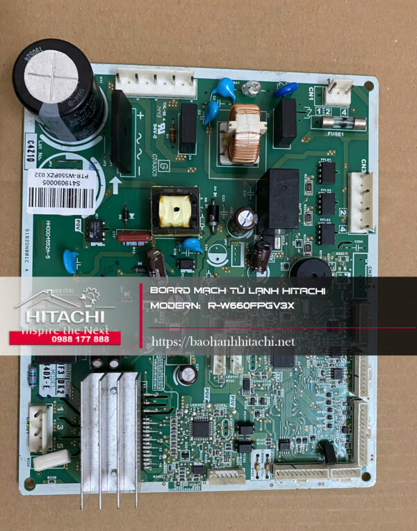 Board mạch tủ lạnh Hitachi Modern R-W660FPGV3X