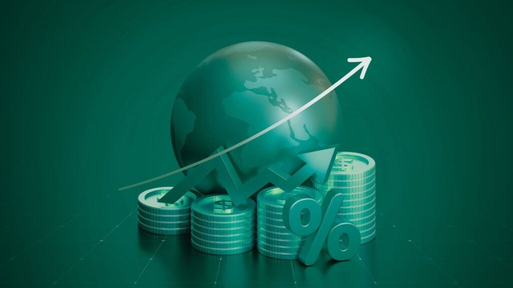 Global economic growth with rising investment returns and increasing interest rates.