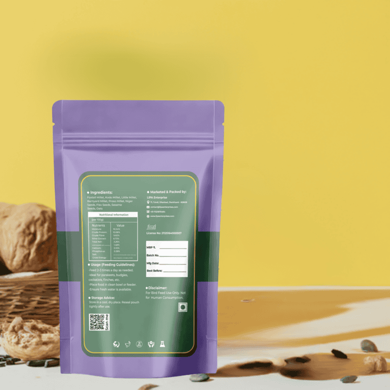 Bird Feed Mix for Birds – Natural Seed LIPA Herbal Feed 950g edited 3 1
