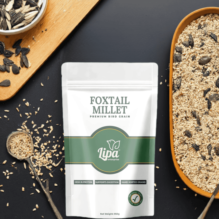 Foxtail Millet for Birds – Natural Seed | LIPA Herbal Feed (950g)