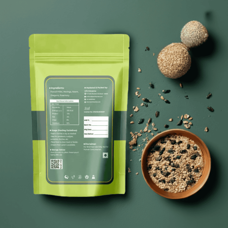 Vital Wings – Essential Herbal Superfood Bird Food for Breeding Recovery 450g Lipa Enterprise edited 1 1