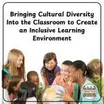 Diverse students engaging with a globe in an inclusive classroom setting.