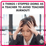 Overwhelmed teacher holding head, feeling stressed and exhausted at work. Tips to prevent teacher bu.