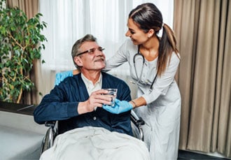 Home care services by caregiver