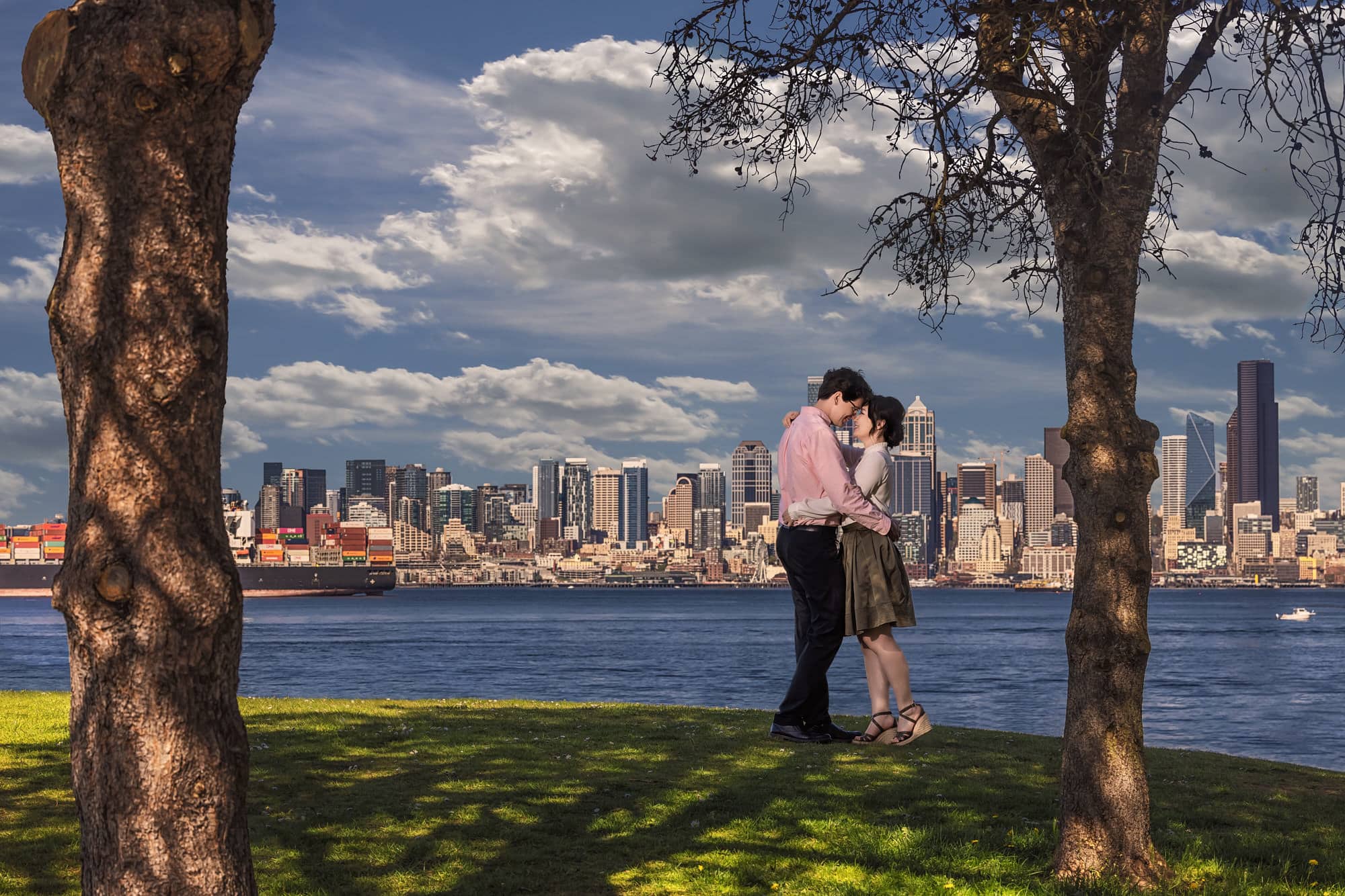 Engagement couples at Alki