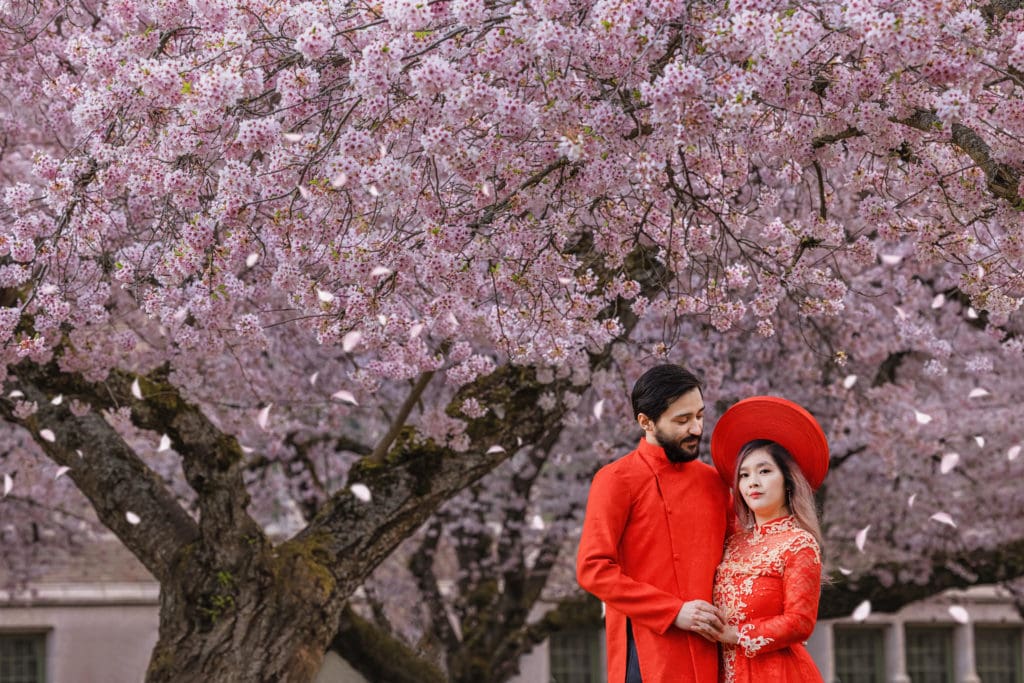 engagement photos at UW