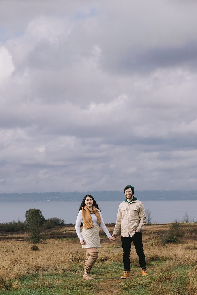 Engagement Photoshoot at Discovery Park Seattle Wedding Photographer Loc Le Films 102