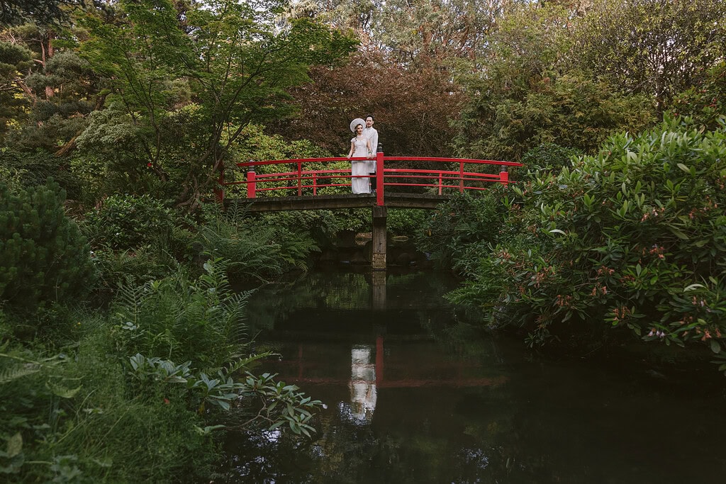 Kubota Garden Engagement Photographer 5