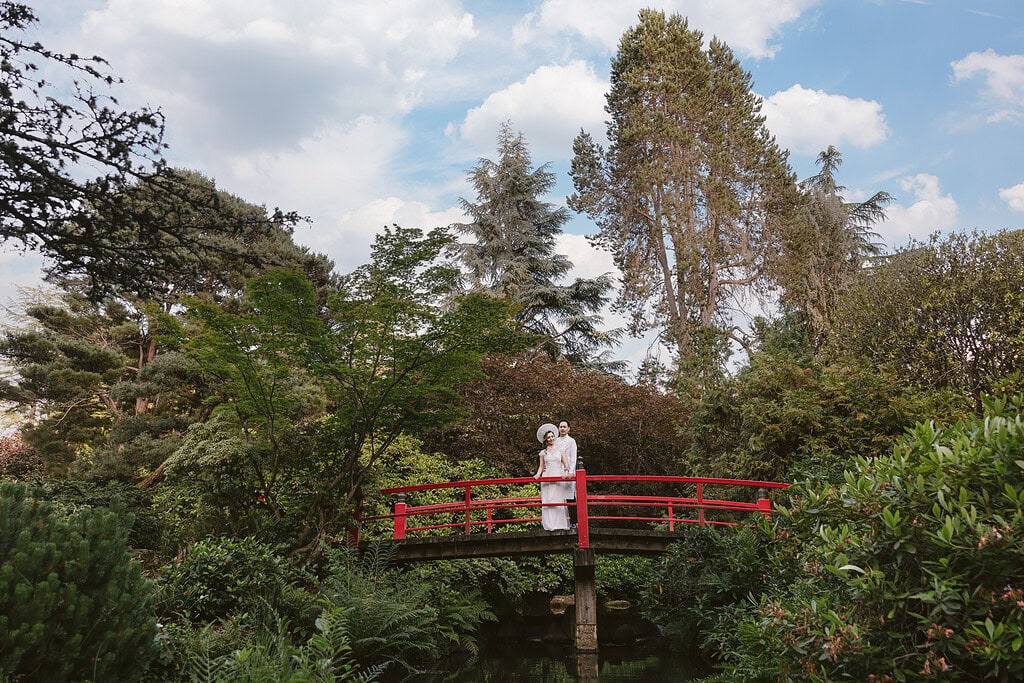 Kubota Garden Engagement Photographer 7