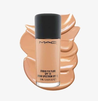 Fiole de fond de teint MAC Studio Fix Fluid avec protection SPF 15.