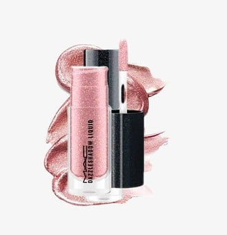 Rouge à lèvres rose nacré MAC Dazzleshadow Liquid.
