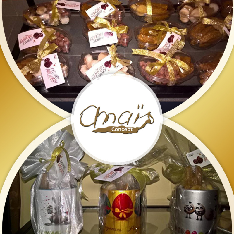 Biscuits artisanaux emballés avec ficelle dorée, parfaits pour cadeaux ou fêtes.