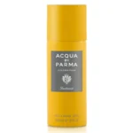 Spray deodorant Acqua di Parma en flacon jaune élégant et sophistiqué.