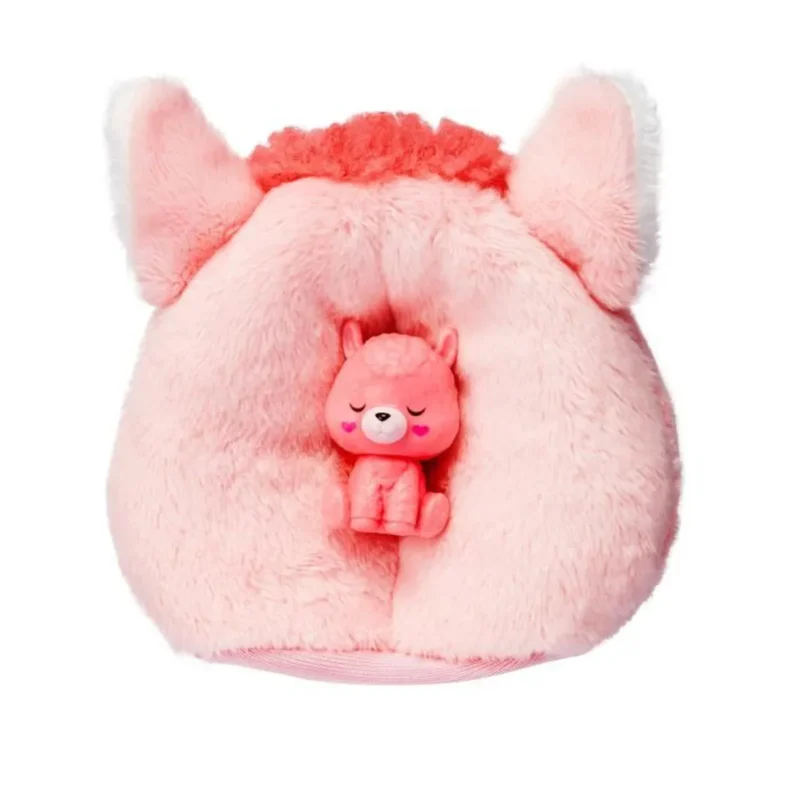 Lounnava peluche cochon et petit ours, complice adorable pour câlins et décoration enfant.