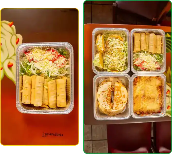 Delicious vegetarian meal in aluminum container, perfect for catering events and gatherings.
