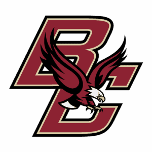 Eagles logo with college initials, representing athletic and school spirit.