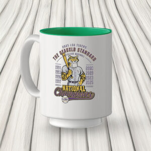 2025 LSU Tigers The Geauxld Standard Mug – 8x National Champions Baseball Mascot Cup