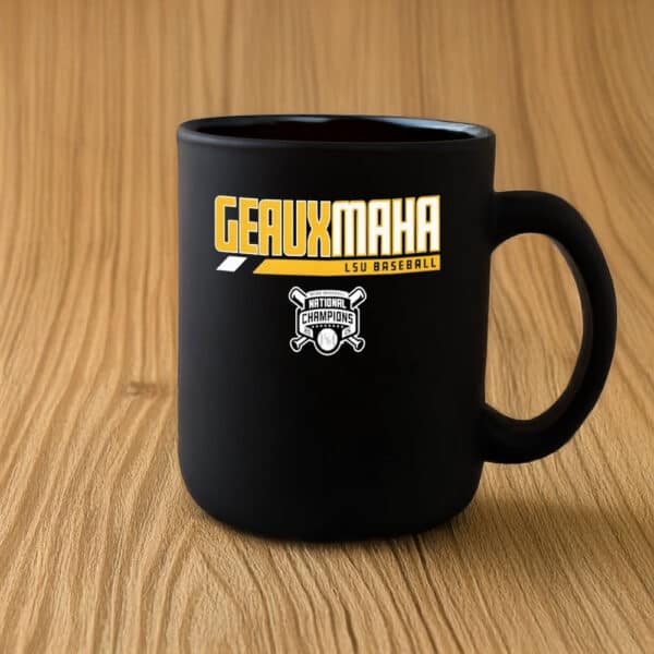 GeauxMaha LSU Tigers 2025 Baseball National Champions Mug