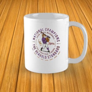 Geauxld Standard College World Series Baseball Cup, LSU Tigers 2025 National Champions Mug