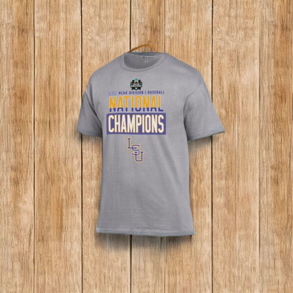 LSU 2025 National Champions Shirt – NCAA Baseball College World Series Tee