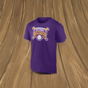 LSU 2025 National Champions Shirt – NCAA Baseball LSU Tigers Purple Tee