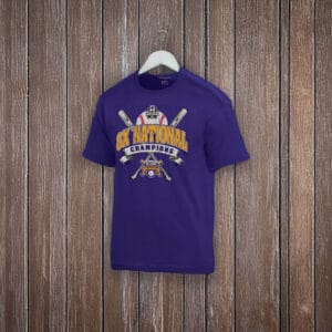 LSU 8X National Champions Shirt – NCAA College World Series Baseball Tee