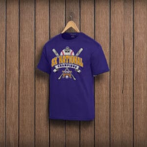 LSU 8X National Champions Shirt – NCAA College World Series Baseball Tee