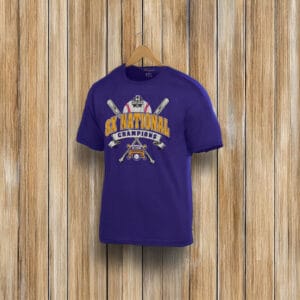 LSU 8X National Champions Shirt – NCAA College World Series Baseball Tee