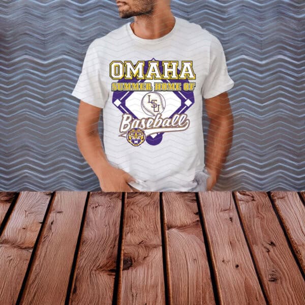 LSU Baseball Omaha Shirt – Summer Home of LSU Baseball Tee