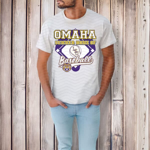 LSU Baseball Omaha Shirt – Summer Home of LSU Baseball Tee