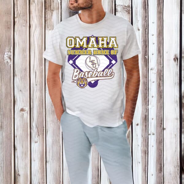 LSU Baseball Omaha Shirt – Summer Home of LSU Baseball Tee