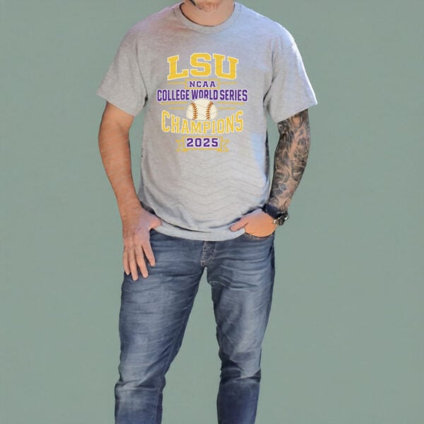 LSU College World Series Champions 2025 Shirt – NCAA Baseball Victory Tee