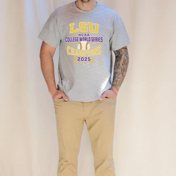 LSU College World Series Champions 2025 Shirt – NCAA Baseball Victory Tee