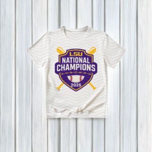 LSU National Champions 2025 Baseball T-Shirt