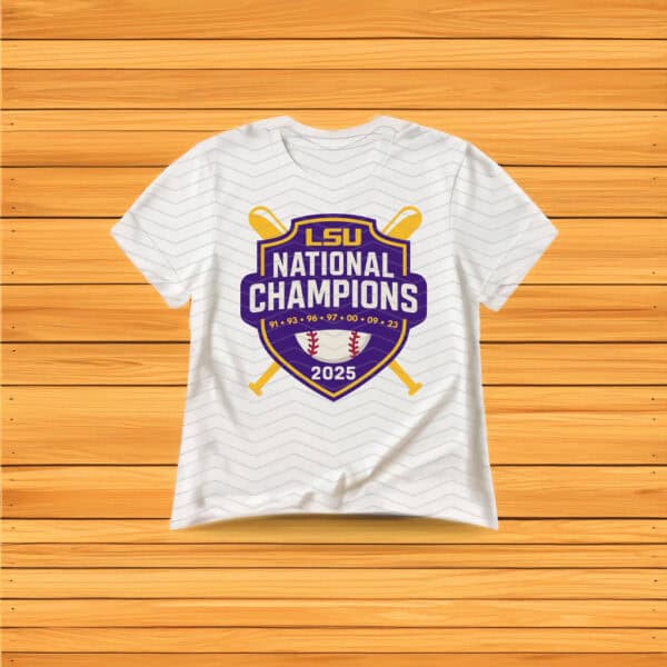LSU National Champions 2025 Baseball T-Shirt