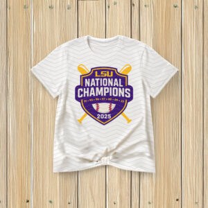 LSU National Champions 2025 Baseball T-Shirt