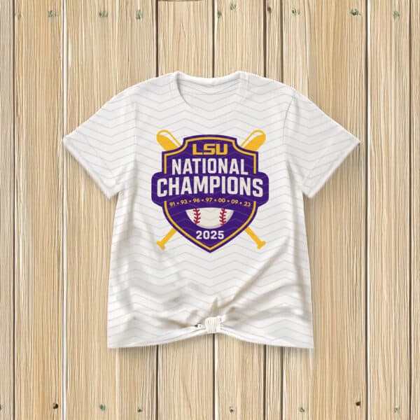LSU National Champions 2025 Baseball T-Shirt