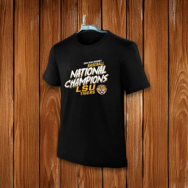 LSU Tiger 2025 NCAA Baseball National Champions Shirt