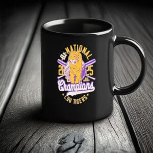 LSU Tigers 2025 8X National Champions Mug