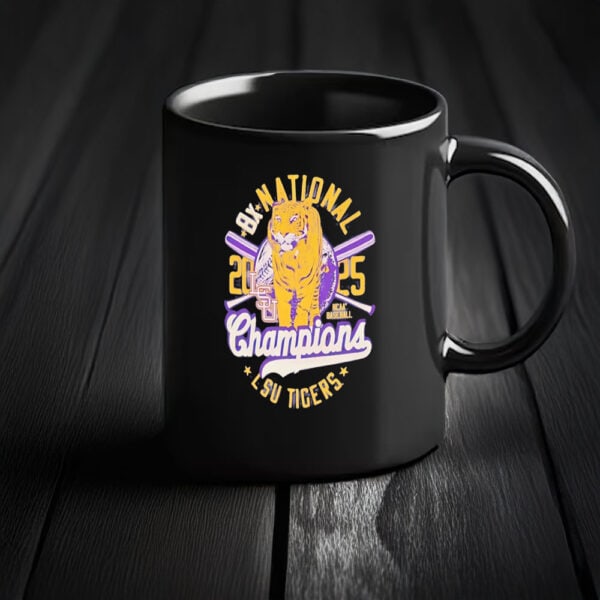 LSU Tigers 2025 8X National Champions Mug