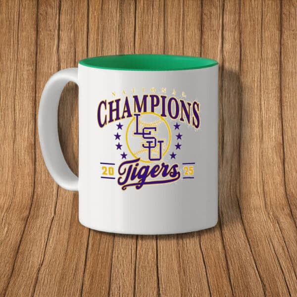 LSU Tigers 2025 Baseball National Champions Mug