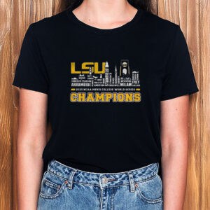LSU Tigers 2025 NCAA Champions Skyline Shirt