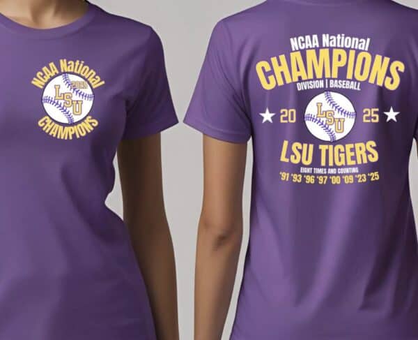 LSU Tigers 2025 NCAA National Champions Shirt