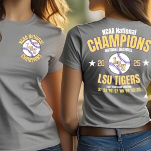 LSU Tigers 2025 NCAA National Champions Shirt