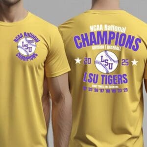 LSU Tigers 2025 NCAA National Champions Shirt
